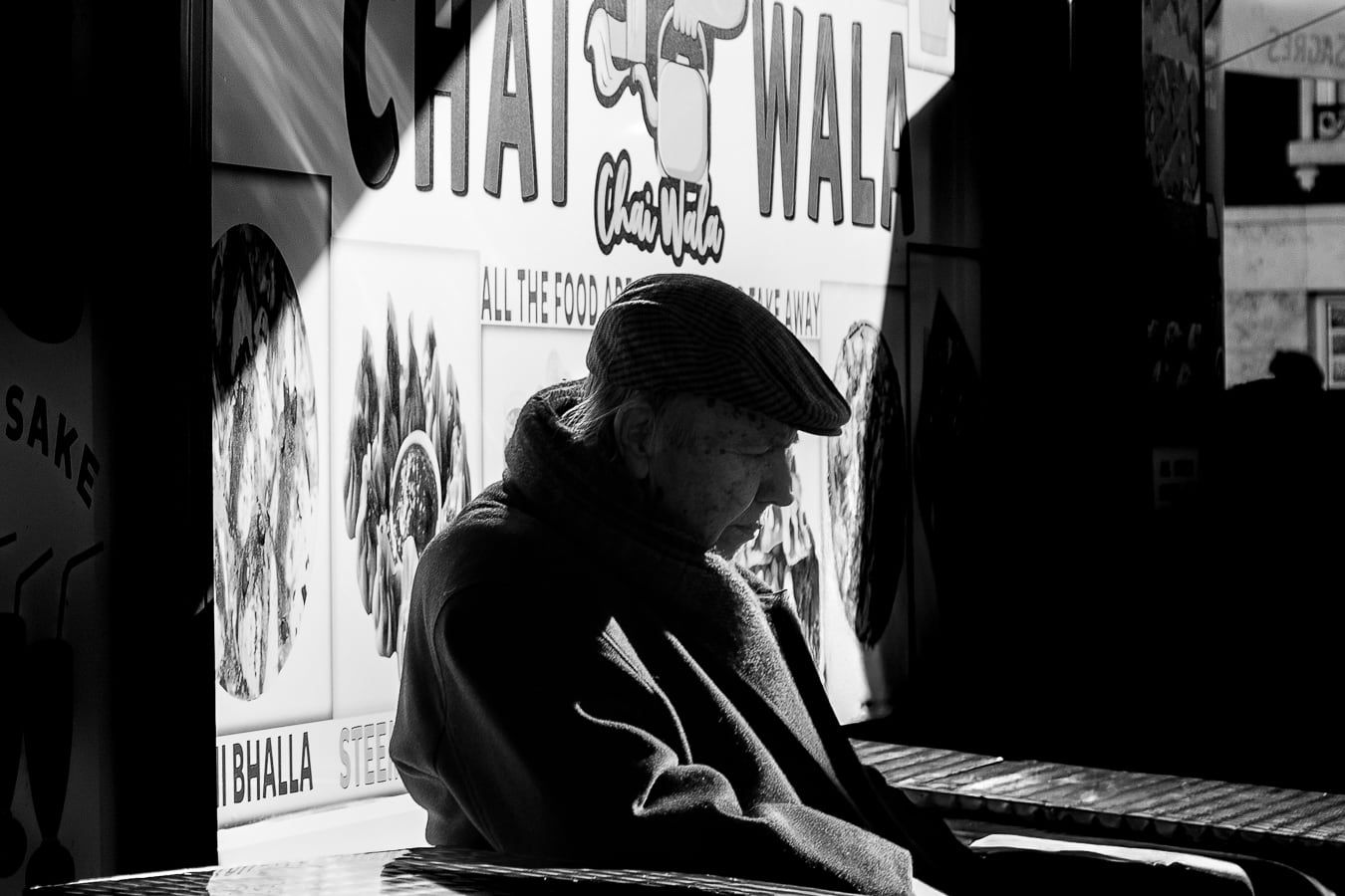 A man at a chai stall